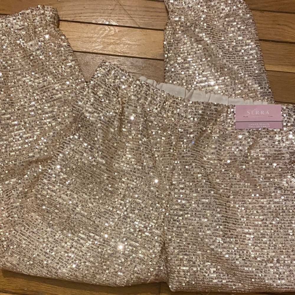 Glitzy Glam  Sequin Pants